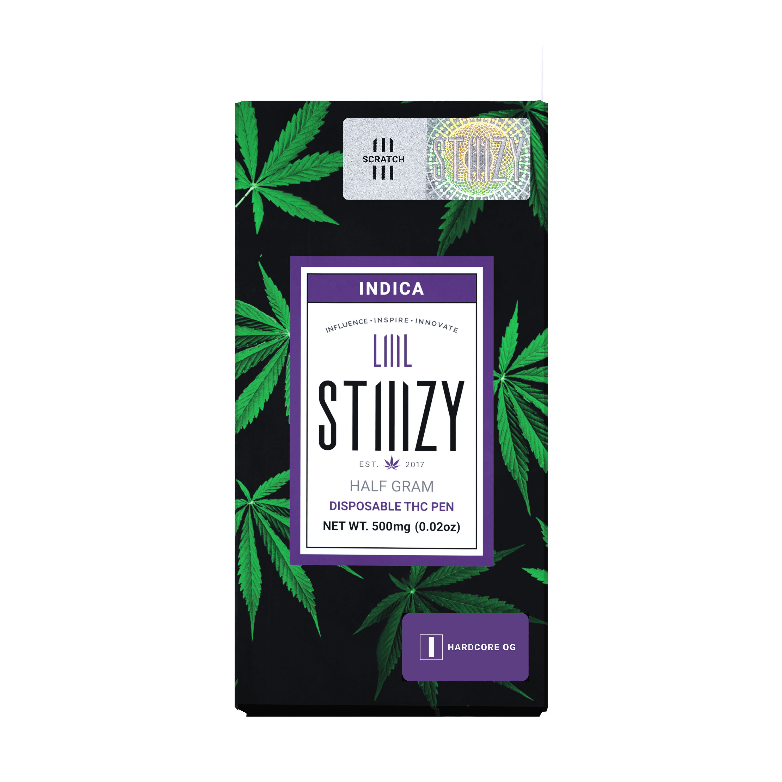 STIIIZY Hardcore OG LIIIL Disposable THC Pen | 0.5g