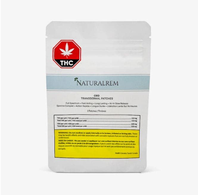 Naturalrem 1:1 Transdermal Patch 2pk