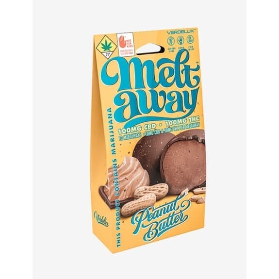 Verdelux Meltaway: 1:1 CBD Peanut Butter Truffles - 200mg