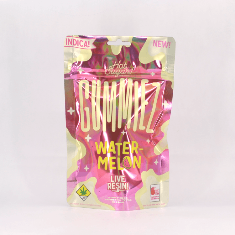 Hot Sugar Hot Sugar Edible Gummy Indica Watermelon 100mg 2.29oz