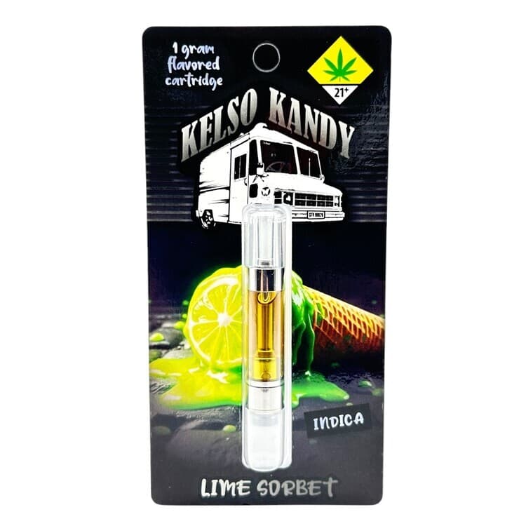 Kelso Kandy Kelso Kandy Cartridge Lime Sorbet 1g Vapes