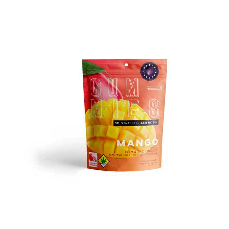 Happy Cabbage Happy Cabbage Edible Solventless Mango 100mg 2.12oz