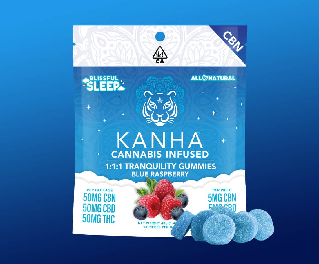 KANHA 1:1:1 Sleep Tranquility (50mg CBD/50mg THC/50mg CBN) [10pk]