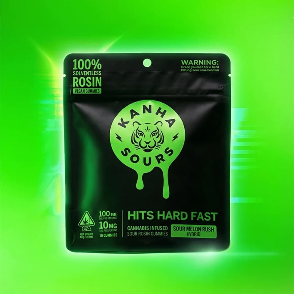KANHA Sour Melon Rush [10pk] (100mg)
