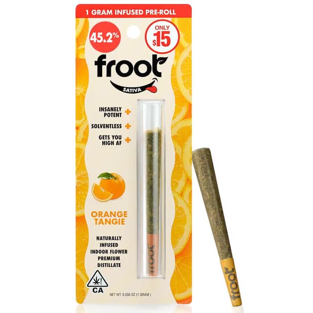 Froot Orange Tangie | 1g Infused Preroll