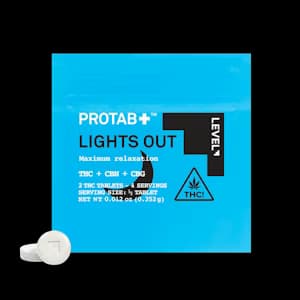 LEVEL Tablet | LEVEL Protab | Indica | LIGHTS OUT | 2pk | 40mg