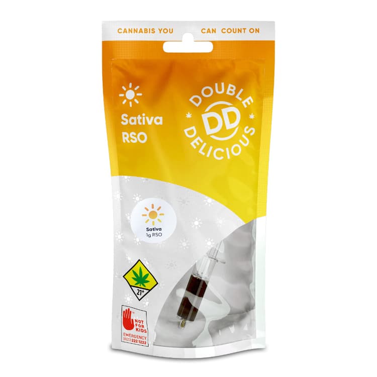 Double Delicious DD Sativa RSO 1g