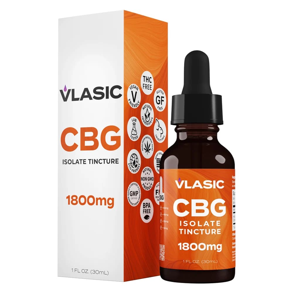 Vlasic Labs CBG Isolate Tincture (1800mg CBG)