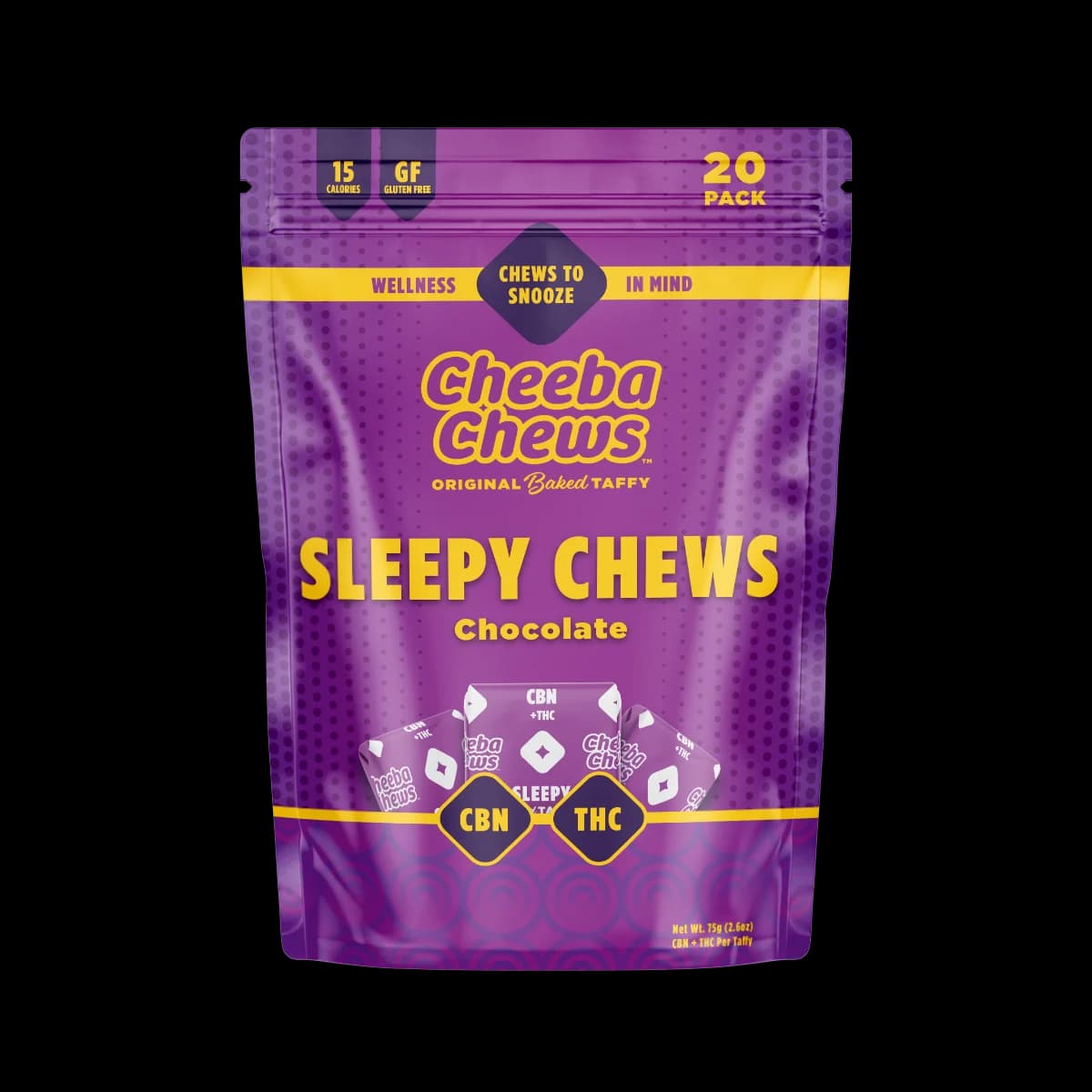 Cheeba Chews 2:1 Sleepy Chews [20pk] (100mg THC/50mg CBN)