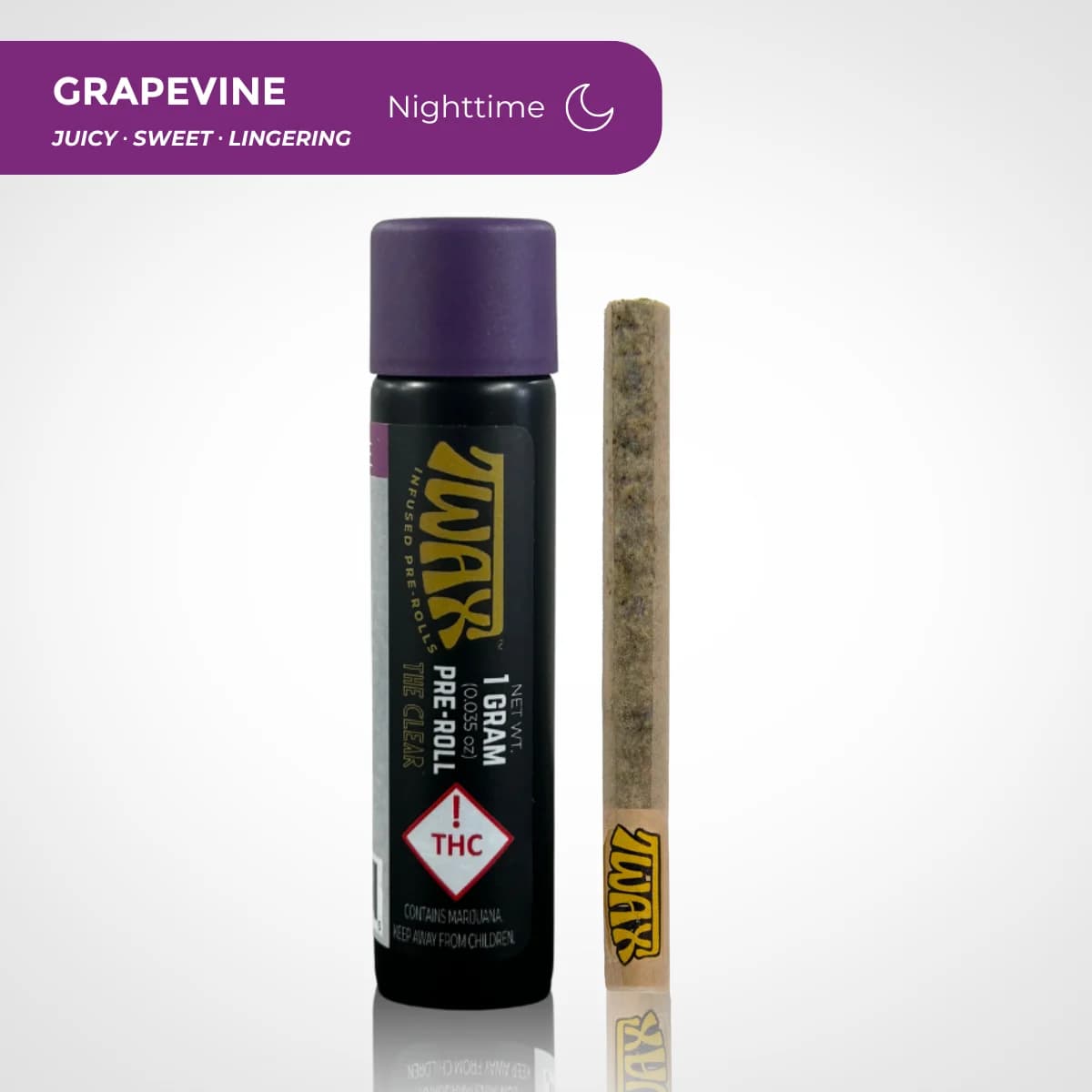 CLEAR Brands The Clear TWAX Infused Pre-roll 1g | Grapevine