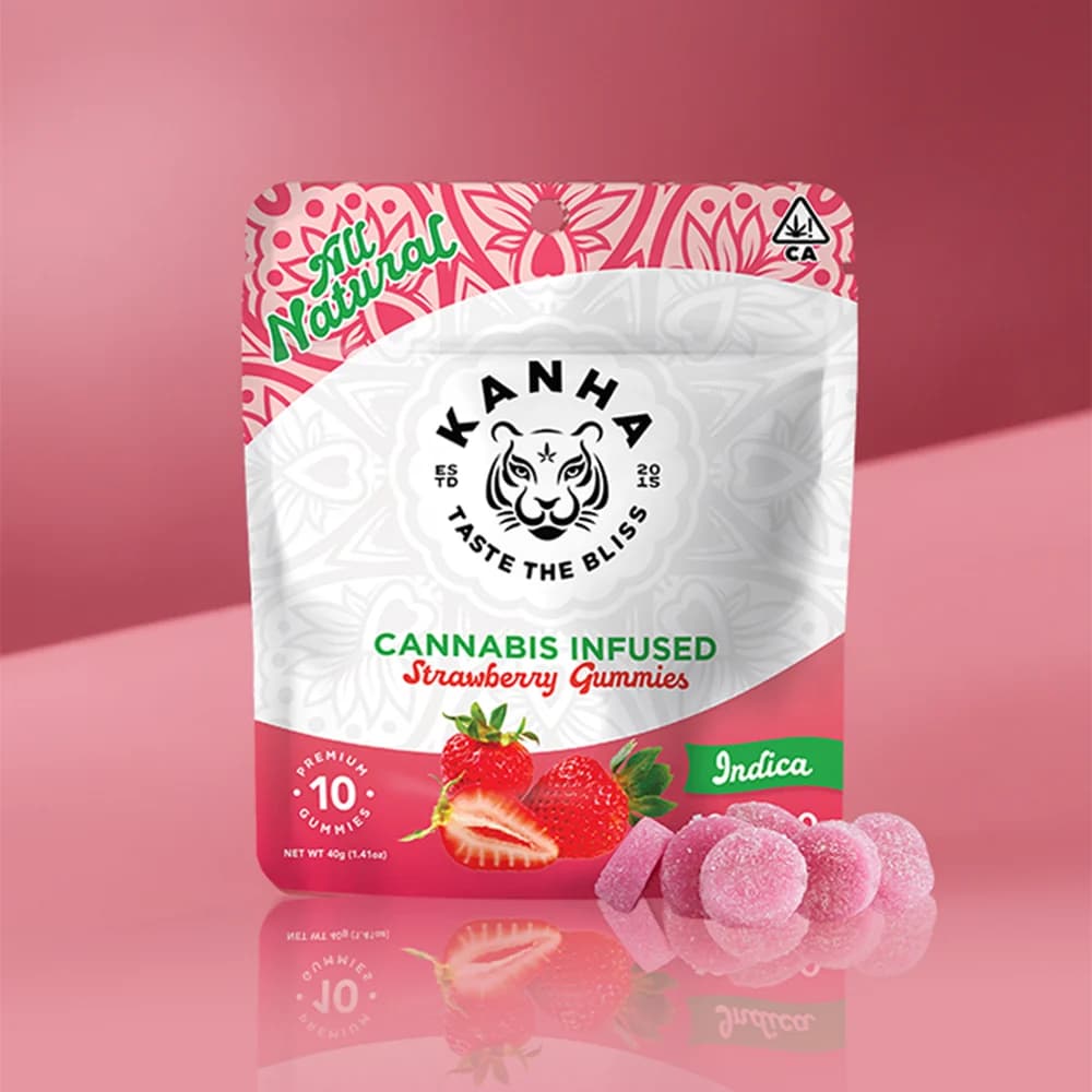 KANHA Strawberry - Indica [10pk] (100mg)