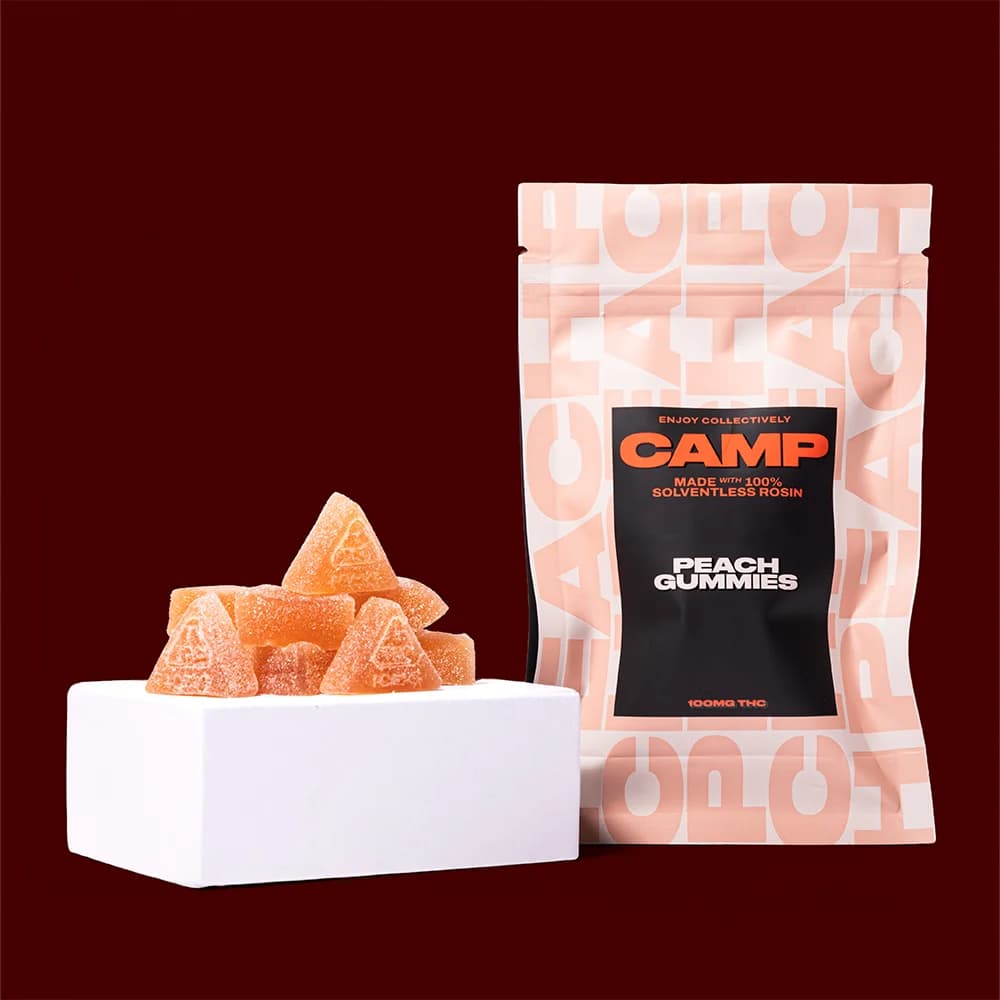 CAMP Peach Rosin Gummies [10pk] (100mg)