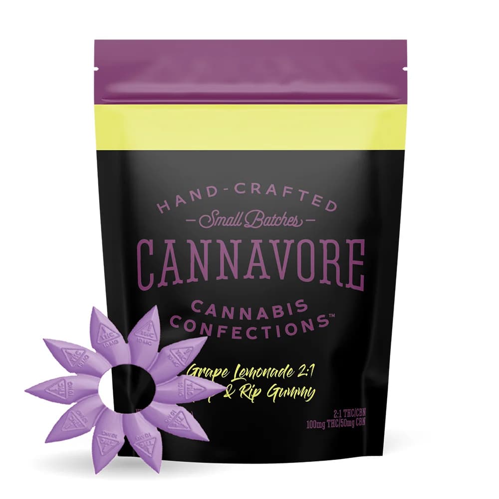 Cannavore Cannavore Gummy 2:1 Grape Lemonade (100mg THC/50mg CBN)