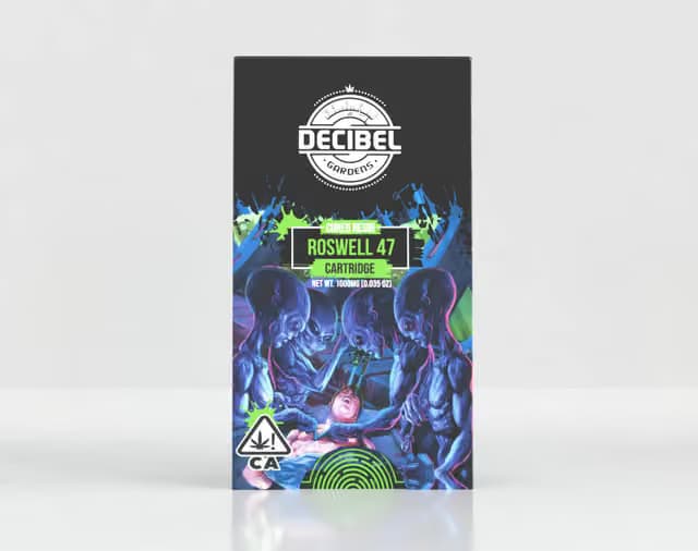 Decibel Gardens Roswell 47 | 1g Cured Resin Cartridge
