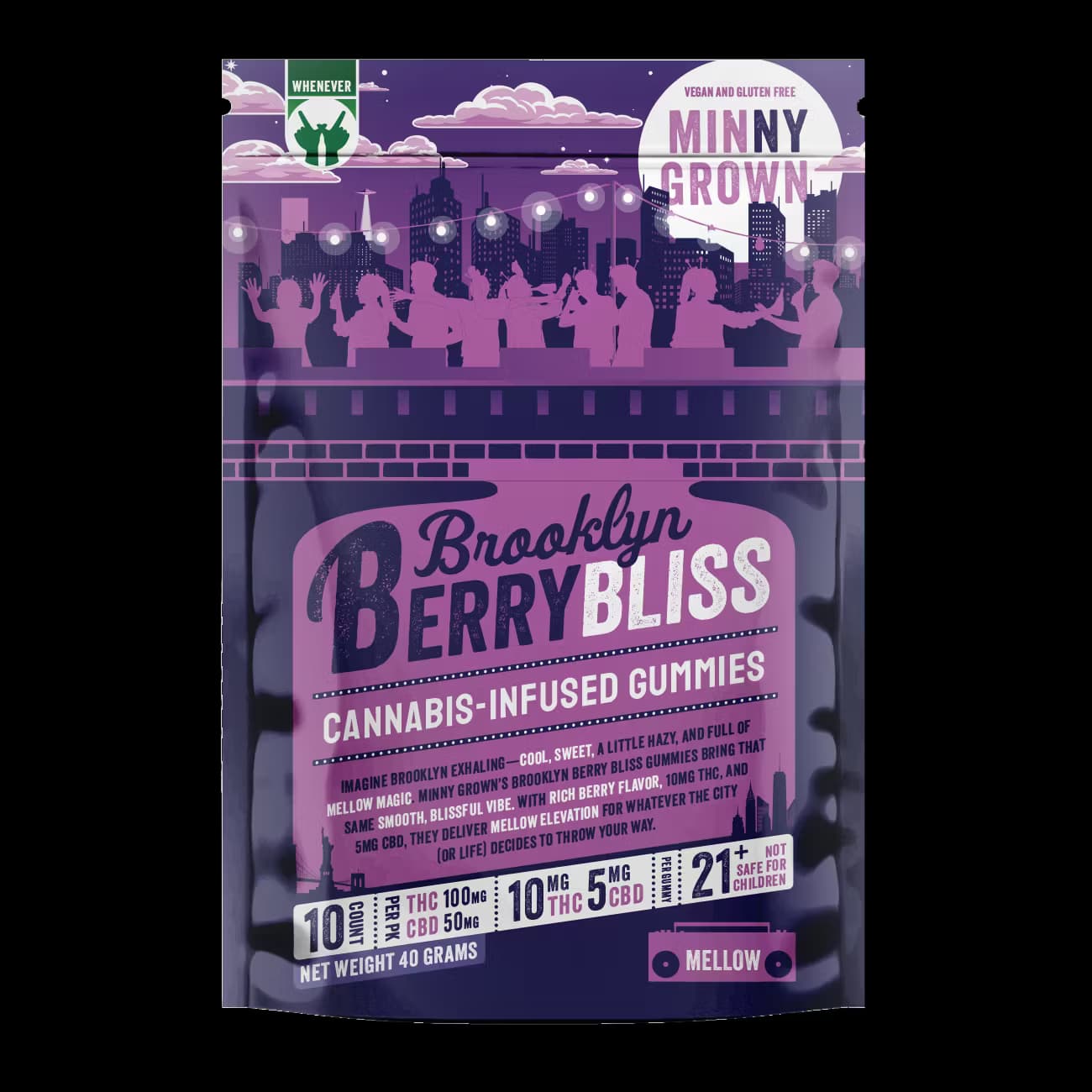 Minny Grown Brooklyn Berry Bliss | Gummies 10pk | 100mg