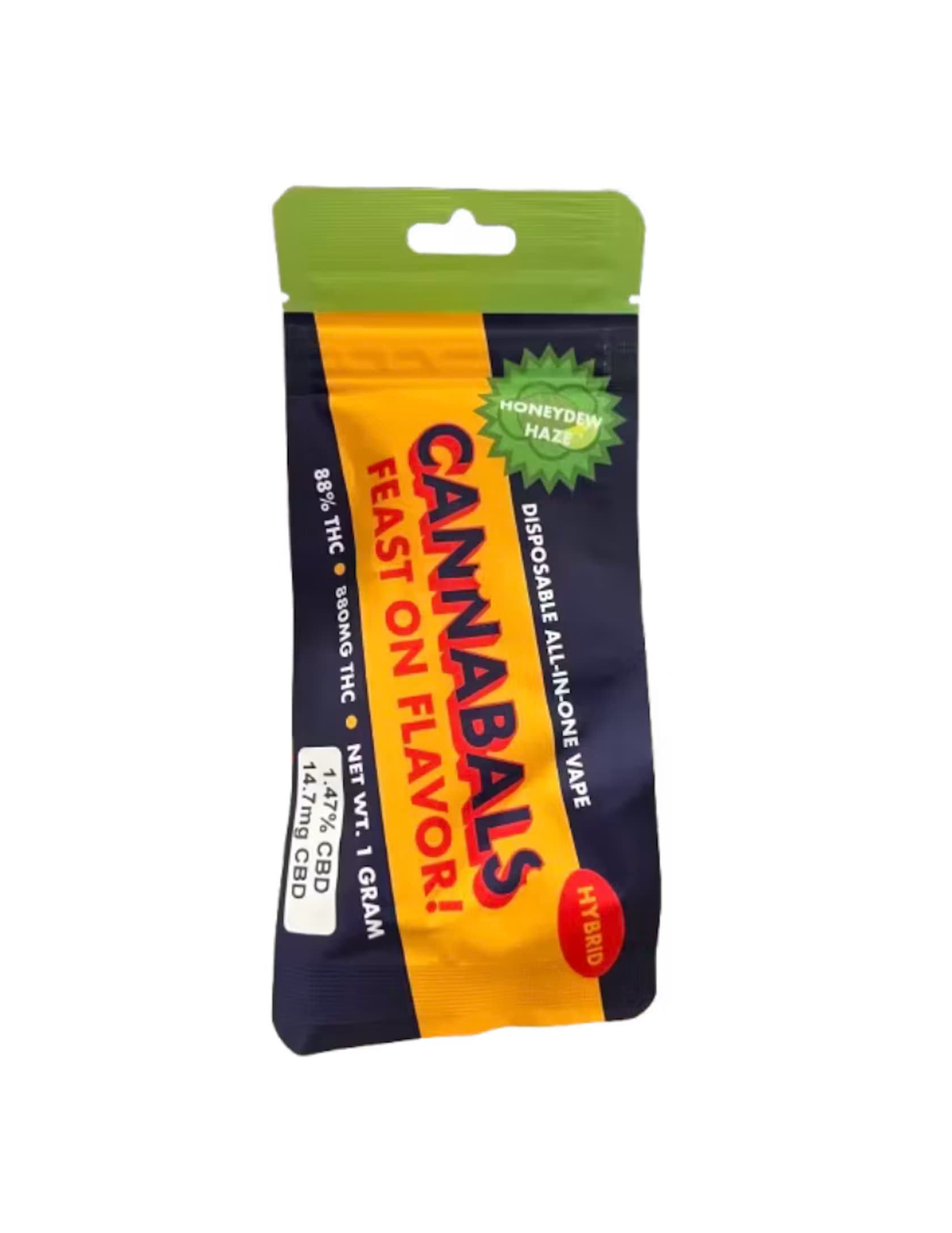 Cannabals Honeydew Haze | Disposable Vape | 1g