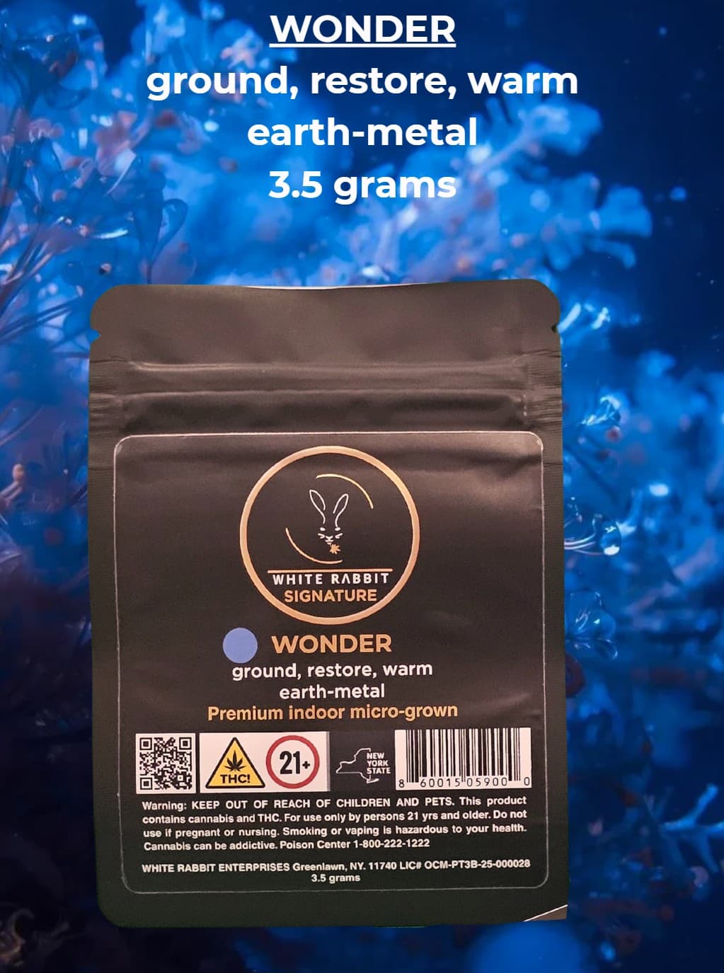 White Rabbit Gorilla Gas "Wonder" | Kief Infused Flower