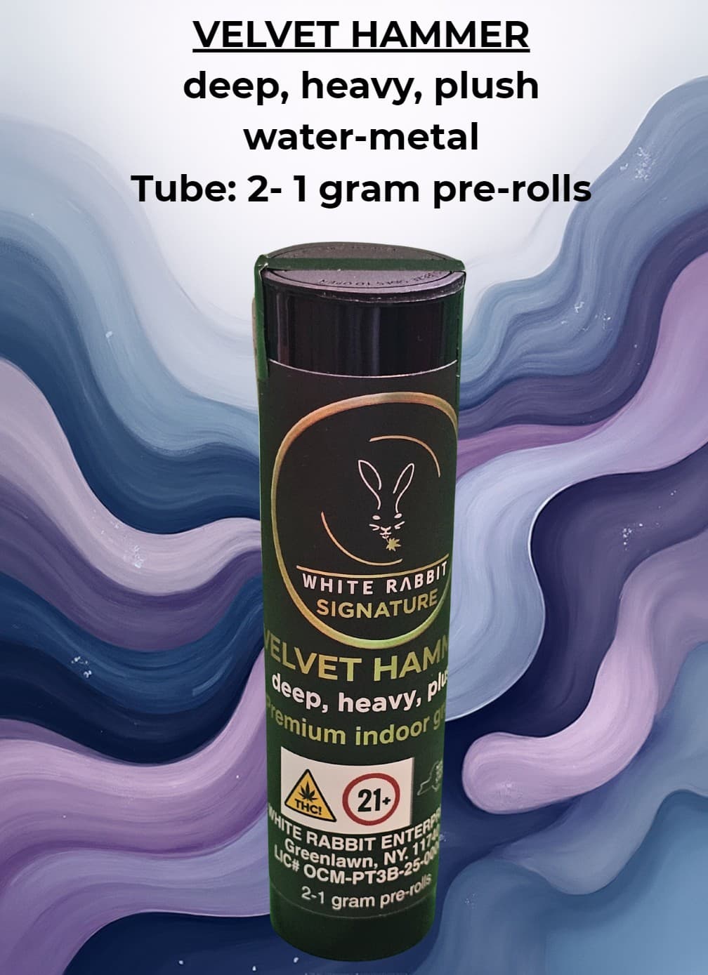 White Rabbit Purple Punch | Velvet Hammer | Infused Pre-Roll | 2pk