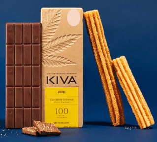 Kiva MILK CHOCOLATE BAR | CHURRO | 100MG