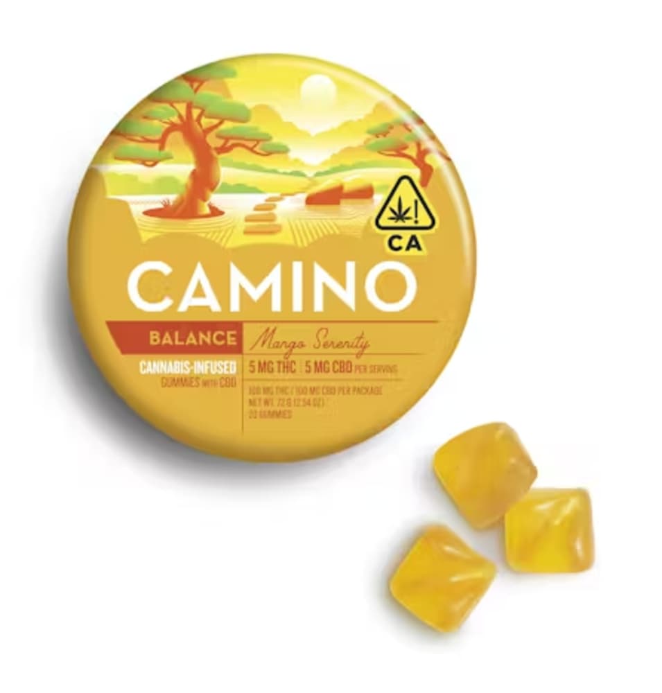 Camino 1:1 'Balance' Mango Serenity [20pk] (100mg CBD/100mg THC)