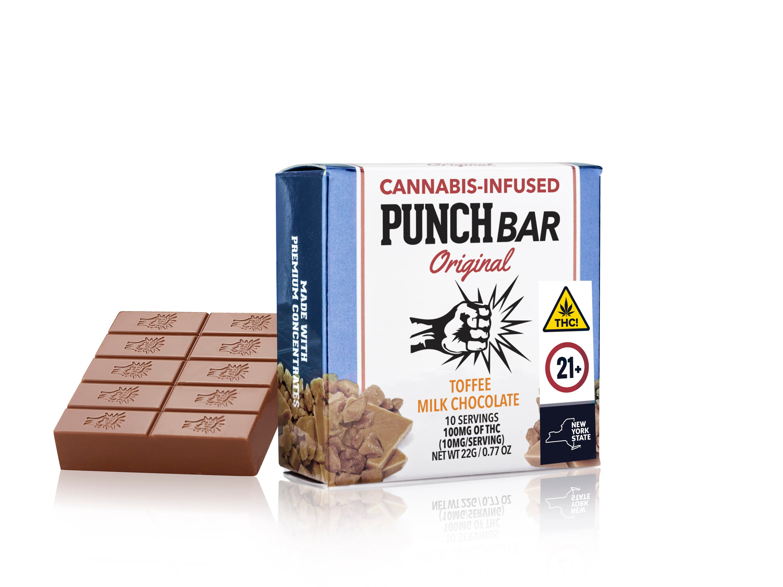 PUNCH Toffee Milk Chocolate | 100mg