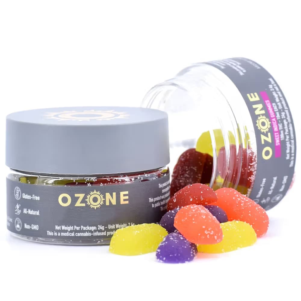 OZONE Sour Sativa Watermelon Lemonade Gummies - 5 Pack