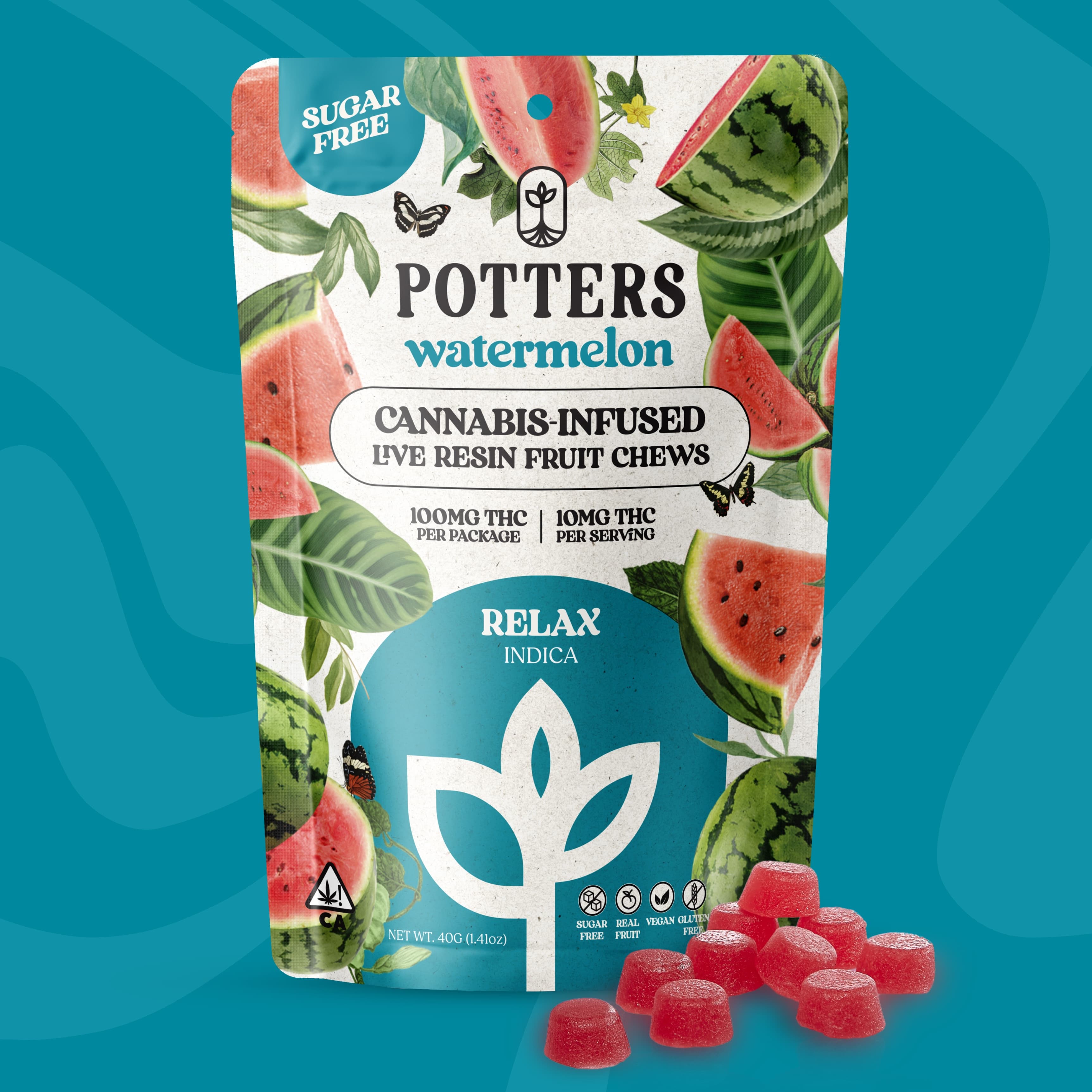 Potters Farm Watermelon [10pk] (100mg)