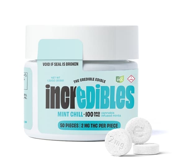incredibles Mint Chill | Hard Candy | 50 x 2.2mg