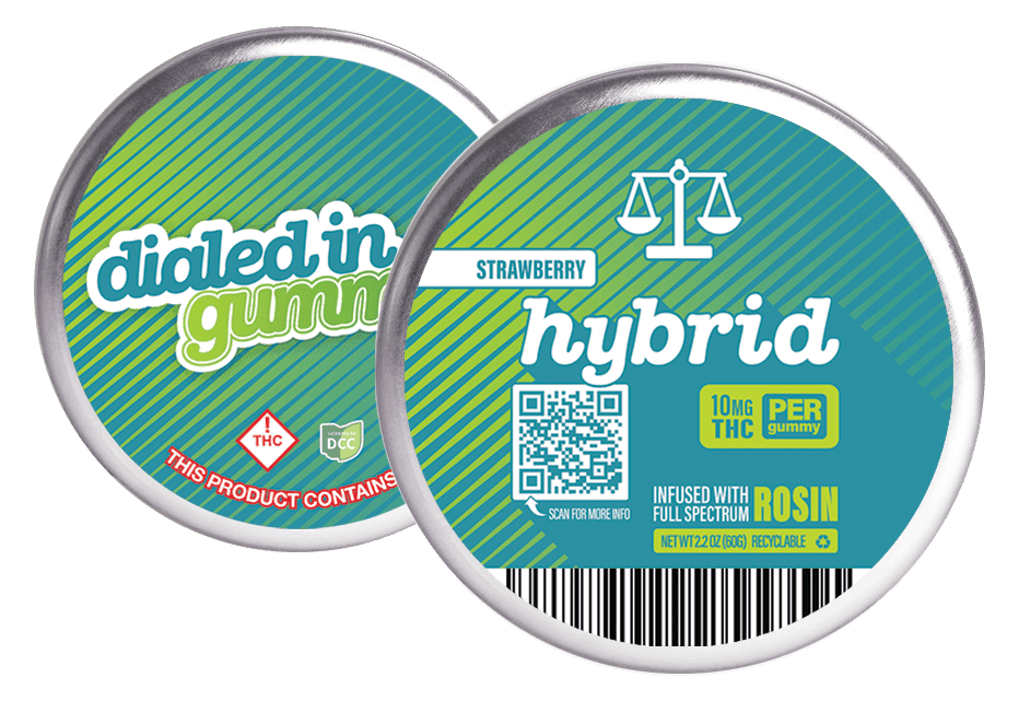 Dialed In Gummies Dialed In Hula Berry (H) Rosin Gummies 10mg 10pk