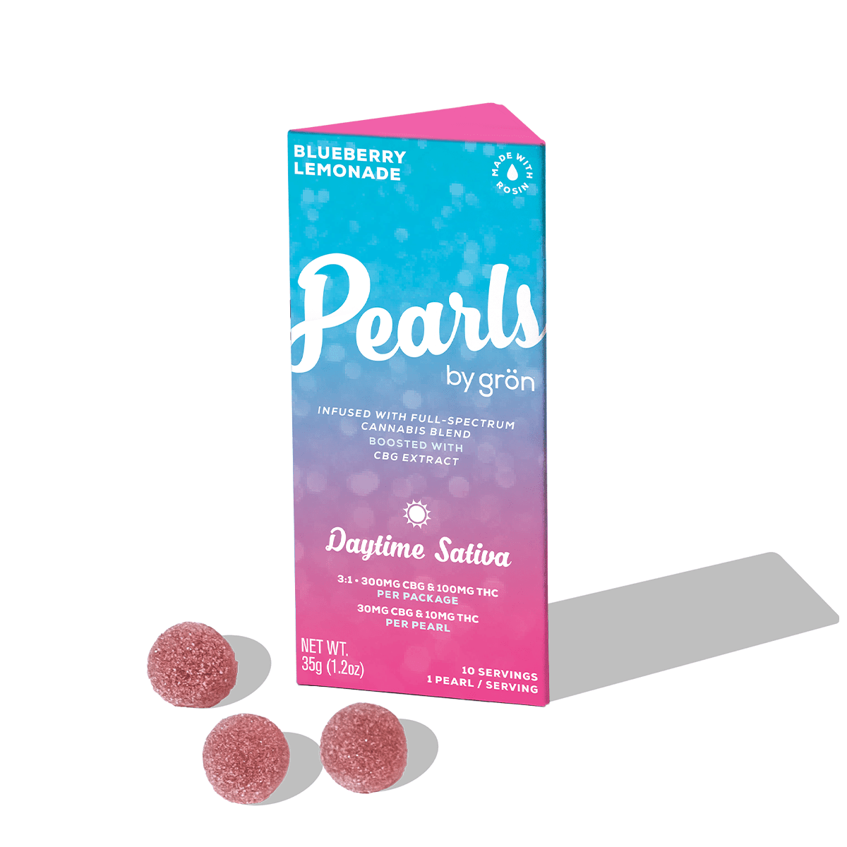 PEARLS Blueberry Lemonade (10mg) | Gummies | Sativa | 100mg