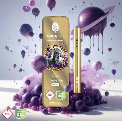 dompen™ Grape Ape (Distillate) Disposable 1g | Indica