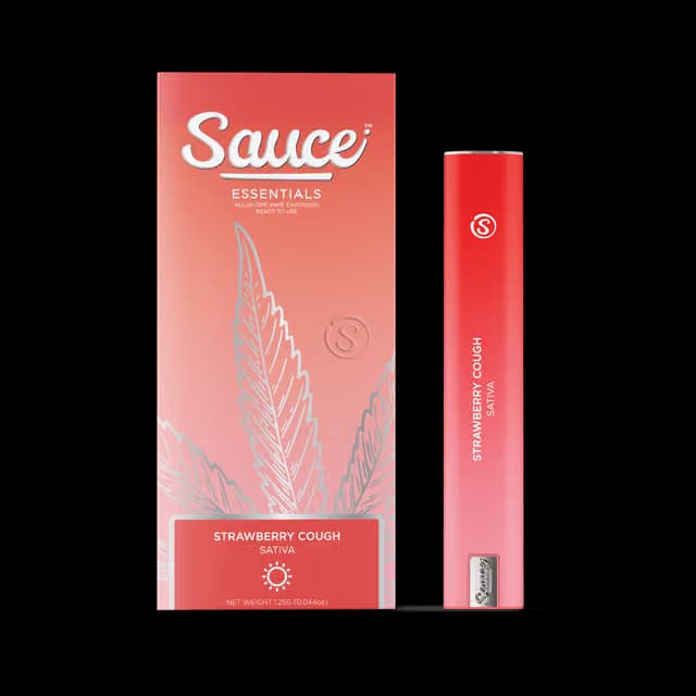 Sauce Essentials Strawberry Cough | 1.25g Live Resin AIO