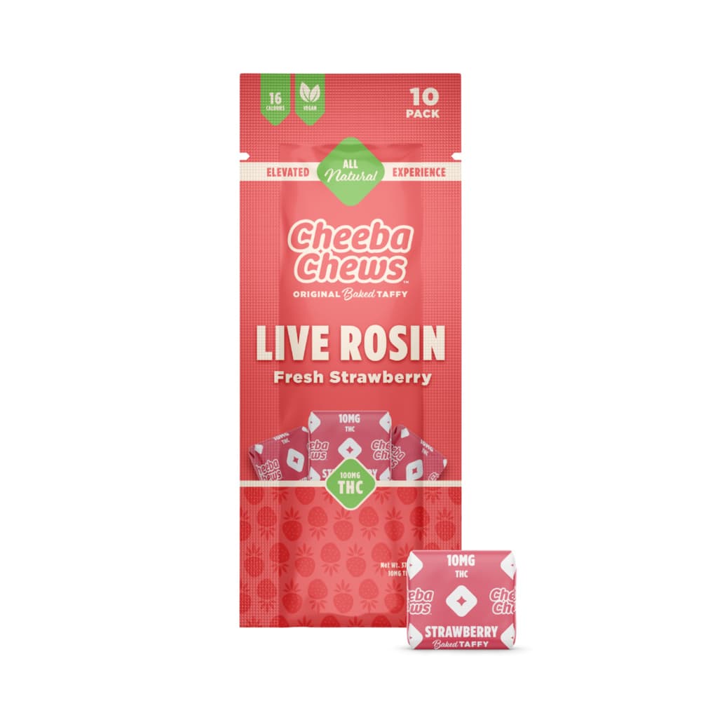 Cheeba Chews Fresh Strawberry [10pk] (100mg)