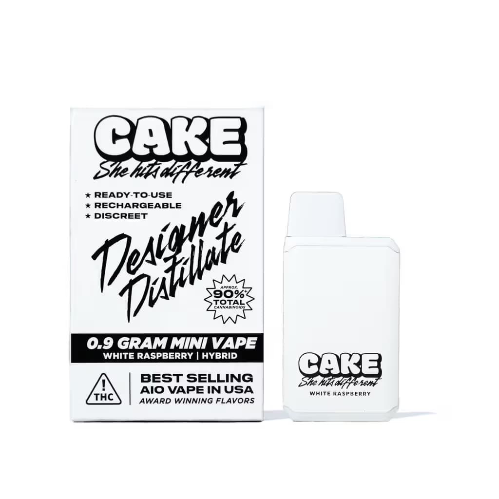 CAKE CAKE White Raspberry (H) Disposable Vape 0.9g