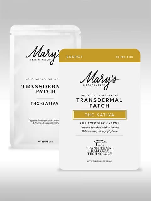 Marys Energy | 20mg Sativa Transdermal Patch