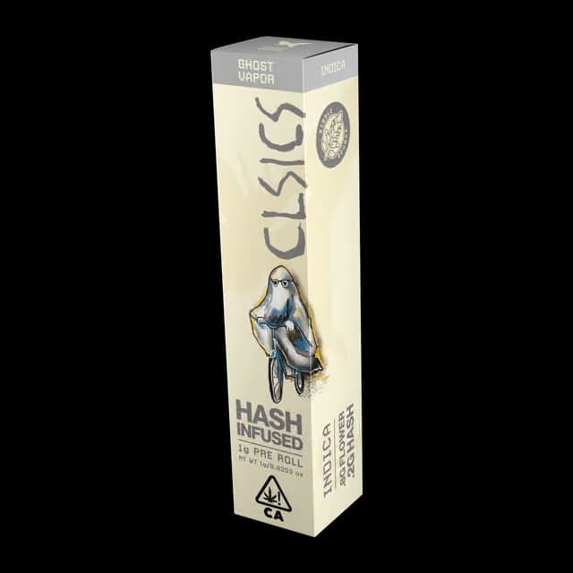 CLSICS Hash Preroll - Ghost Vapor 1g Pre-rolls
