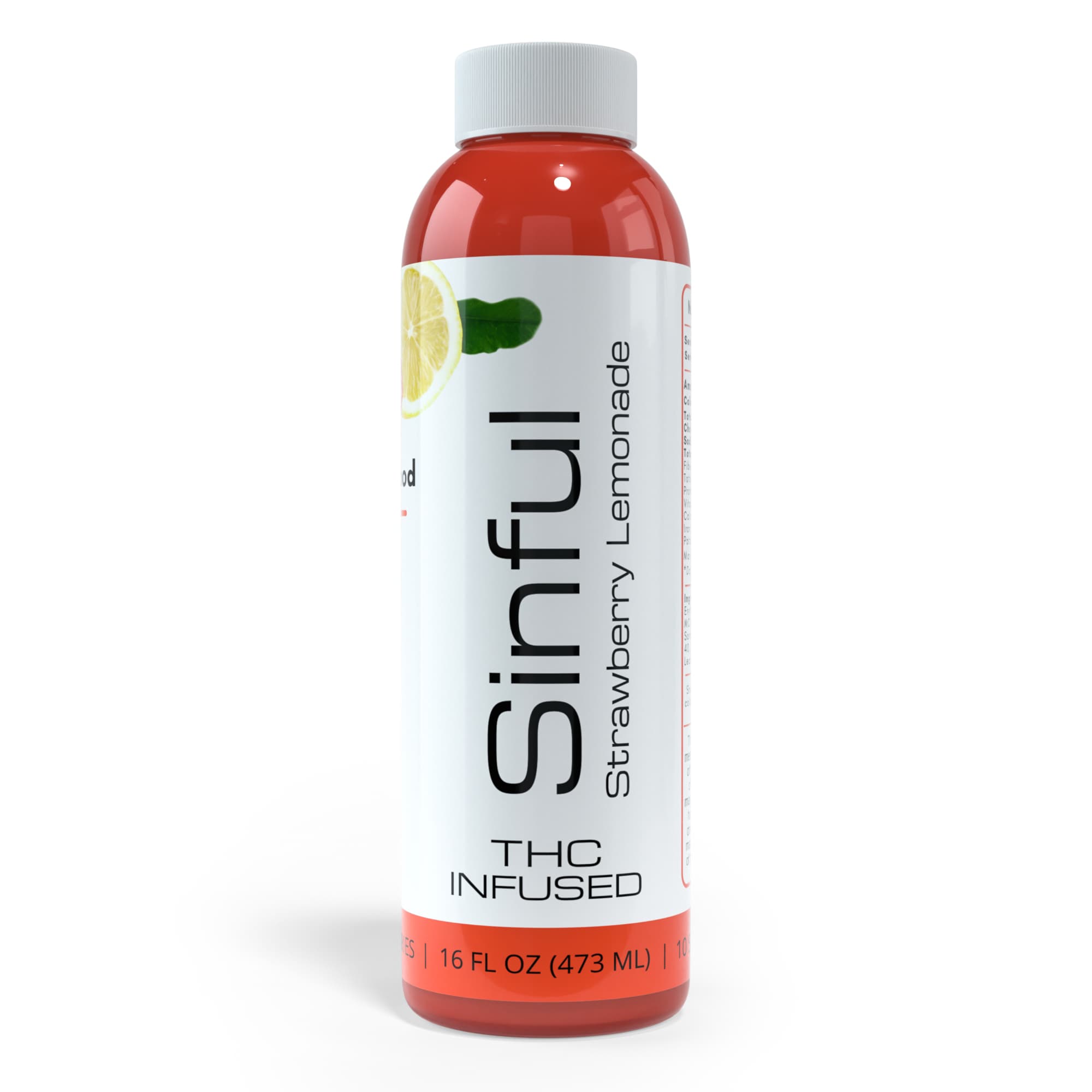 Sinful Beverages Beverage | Strawberry Lemonade | 100mg Total