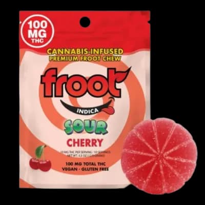 Froot Sour Cherry | 100mg Single Gummy