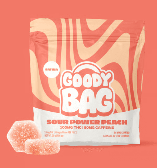 PTS - Goody Bag Gummies | Goody Bag | Sour Power Peach [5pk]
