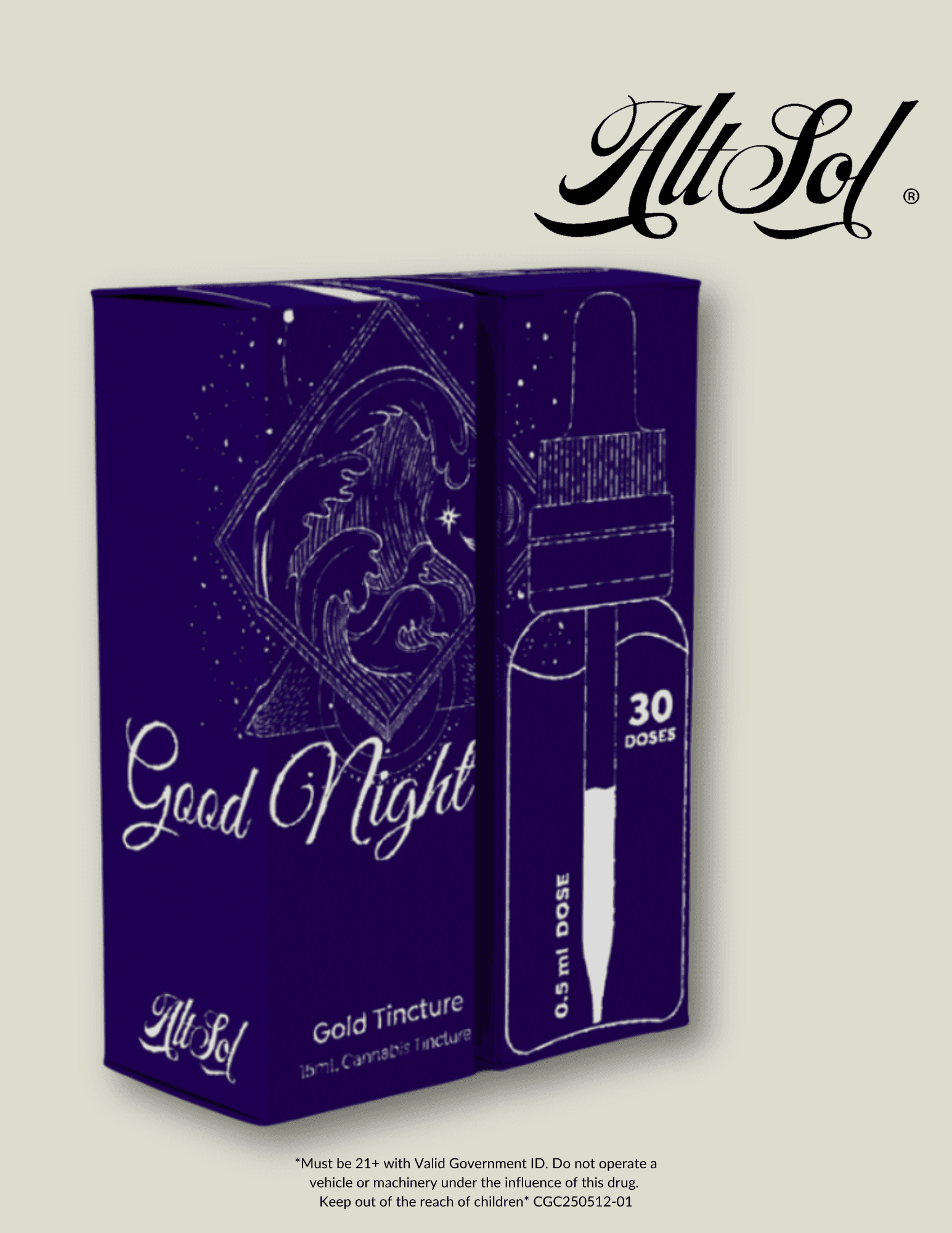 AltSol Good Night MCT Tincture 15ml