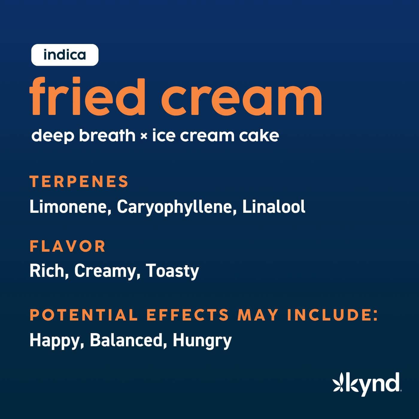 KYND Kynd Fried Cream (I) Flower Smalls 7g