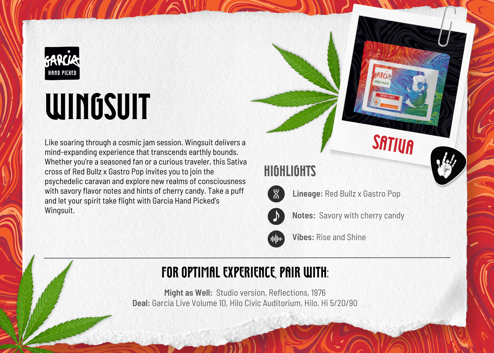 Garcia Garcia Wingsuit (S) Flower Smalls 7g
