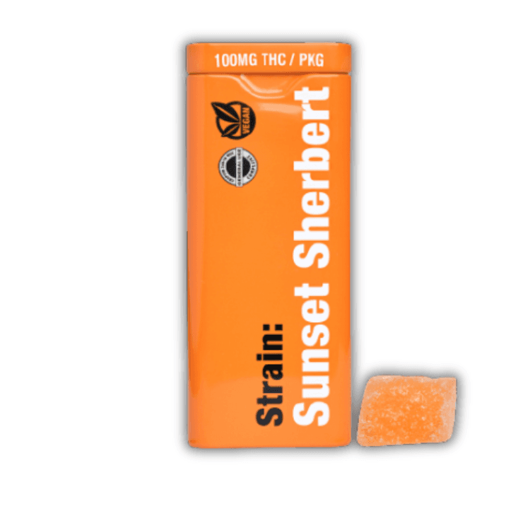 Drops Orange Sunset Sherbert 20pk 100mg Rosin Gummy (Drops)