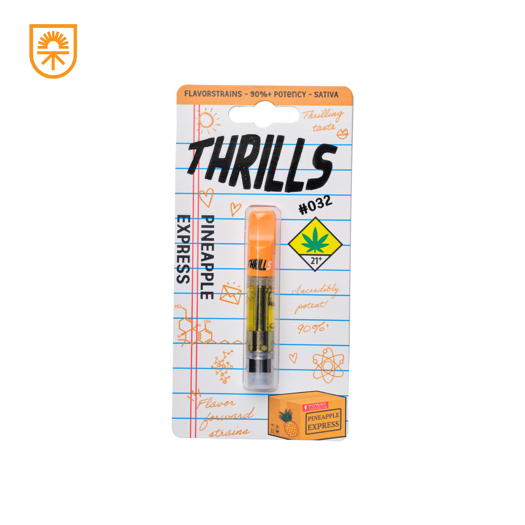 Thrills Pineapple Express - FlavorStrains - Cartridge - 1g