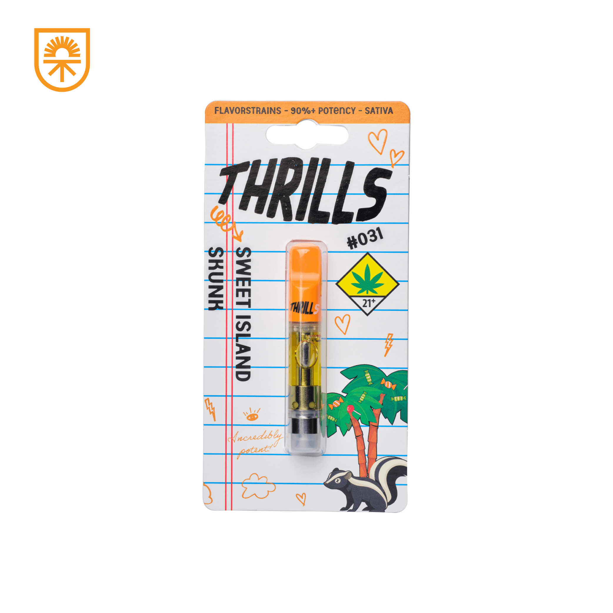 Thrills Sweet Island Skunk - FlavorStrains - Cartridge - 1g