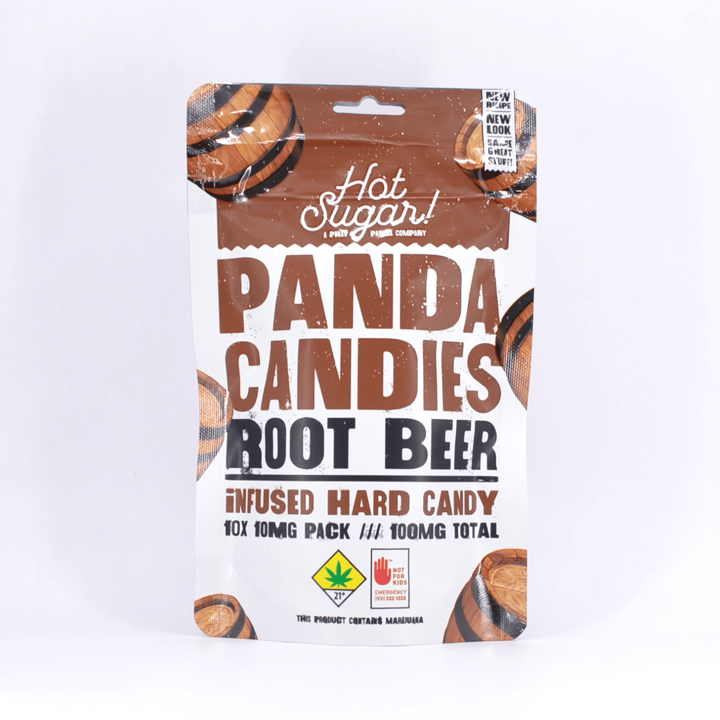 Hot Sugar Rootbeer Panda Candies | 10pk | (100mg)