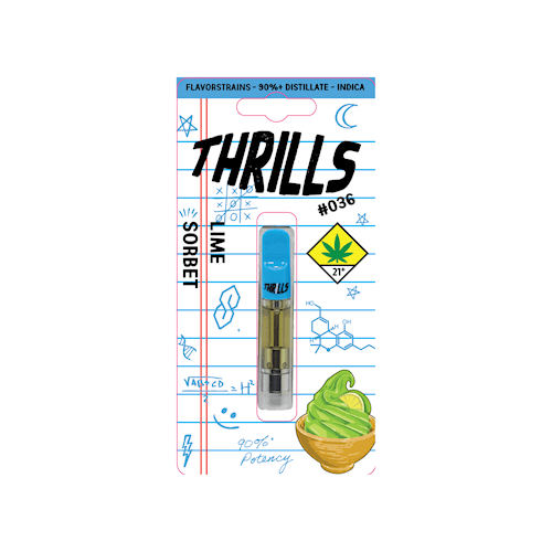Thrills Lime Sorbet - FlavorStrains - Cartridge - 1g