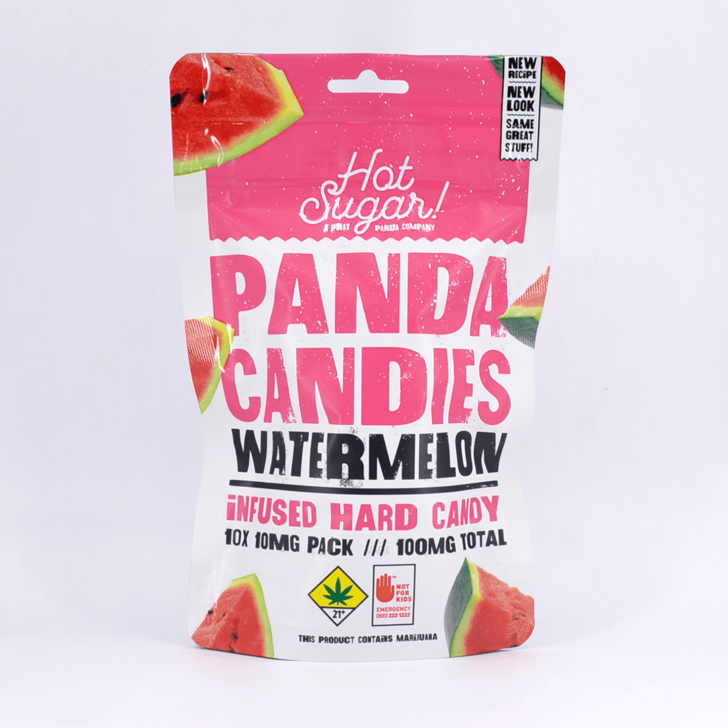 Hot Sugar Watermelon Panda Candies | 10pk | (100mg)