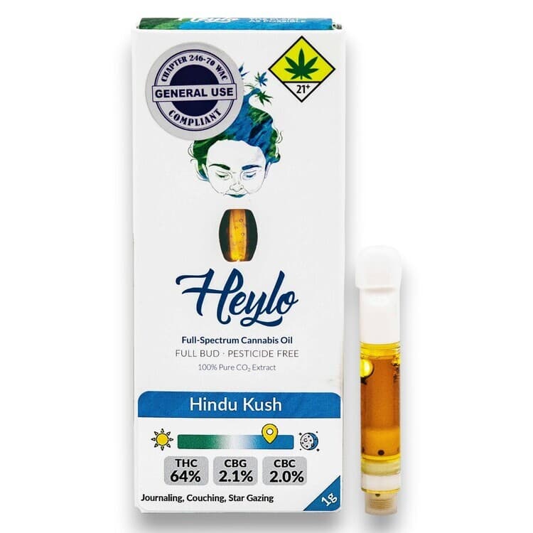 Heylo Hindu Kush 1g Full Spectrum Cartridge (Heylo)
