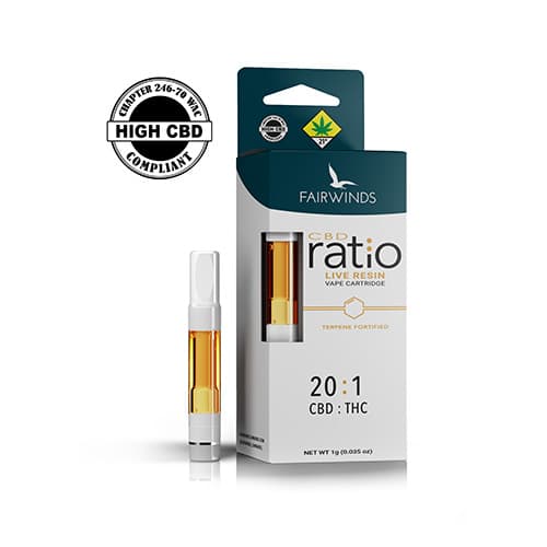 Fairwinds CBD 20:1 Ratio Cartridge